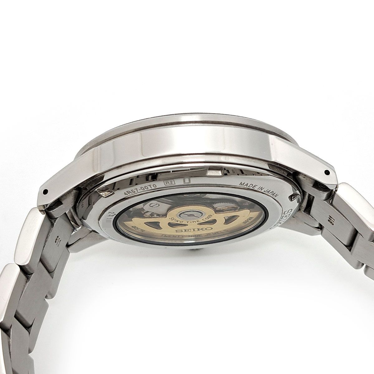  セイコー プレザージュ SARY211 自動巻き ステンレススティール メンズ SEIKO 時計 オフィスカジュアル 自動巻き時計 腕時計(アナログ)