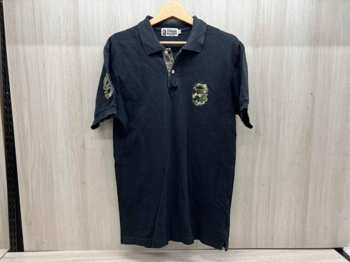 夏 A BATHING APE ア ベイシング エイプ  半袖ポロシャツ 001P00201023X L 黒系 ア ベイシング エイプ®」2024年春夏コレクション - WWDJAPAN