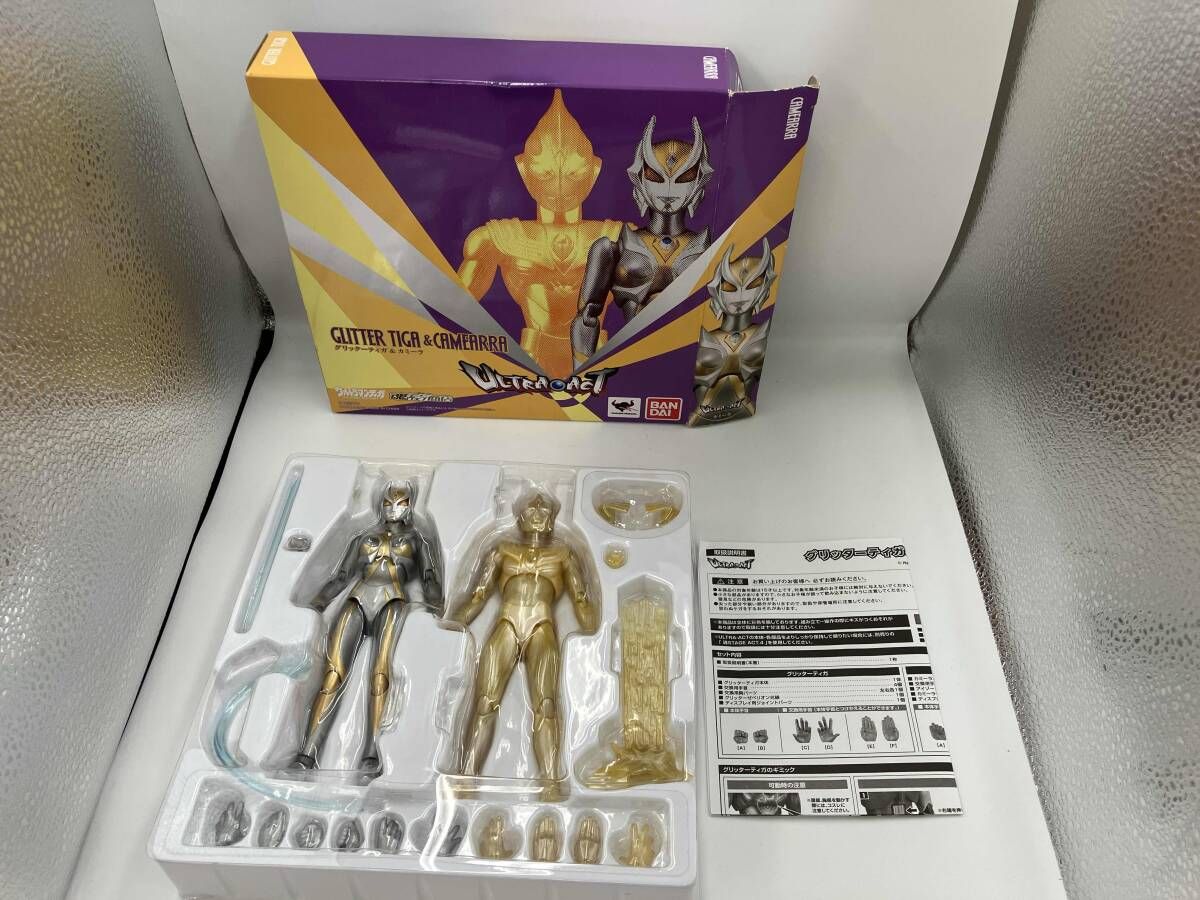 ULTRA-ACT グリッタｰティガ&カミｰラセット 魂ウェブ商店限定