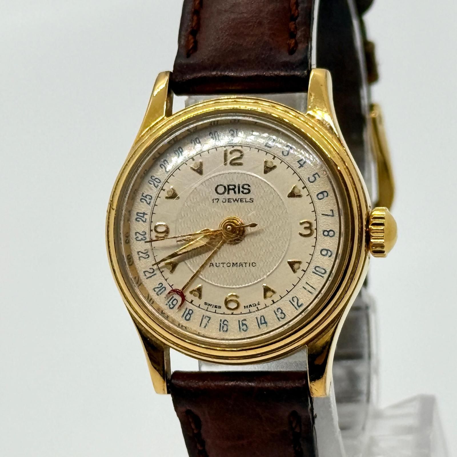 ☆ORIS オリス ポインターデイト 7405 裏スケ 自動巻き レディース