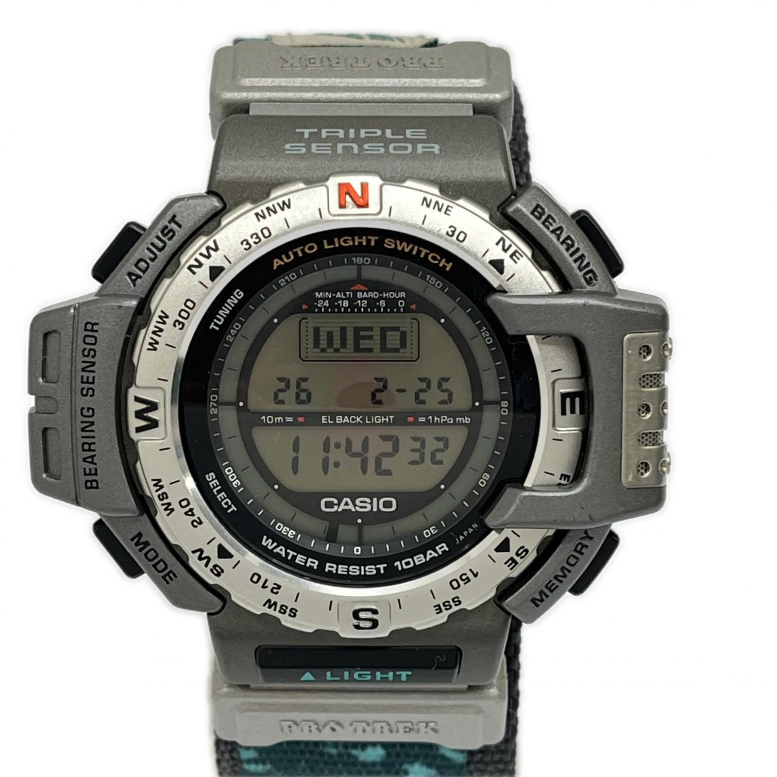 CASIO カシオ 腕時計 デジタルウォッチ プロトレック PRT-40 CASIO - CASIO カシオ&frasl;プロトレック&frasl;デジタルウォッチ&frasl;クォーツ&frasl;PRT-41
