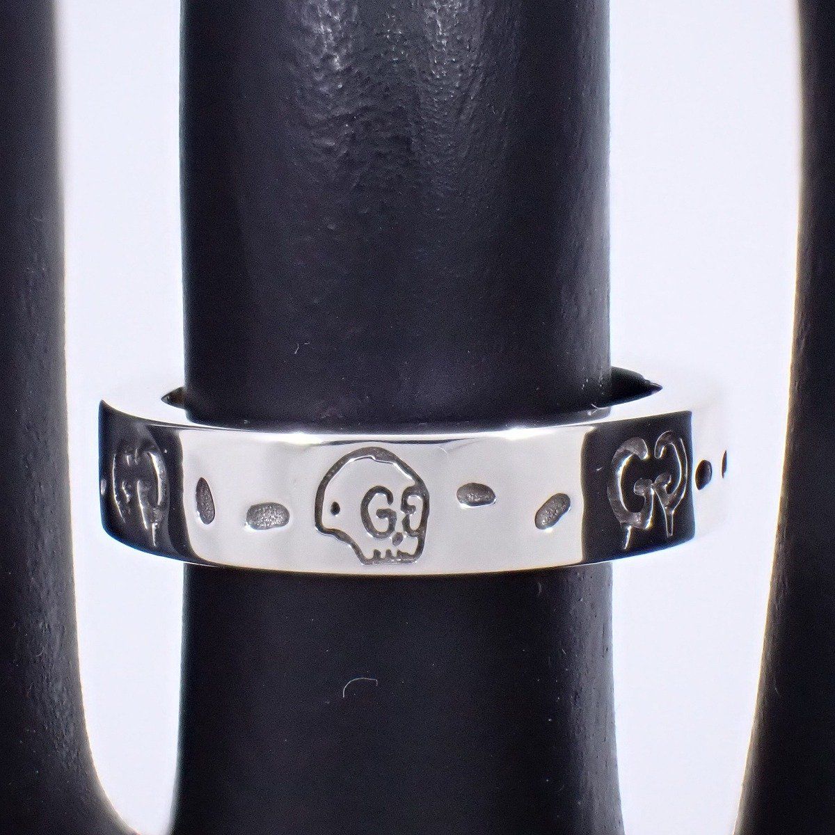 美品】GUCCI グッチ ゴースト リング 指輪 シルバー925 9号【いおき