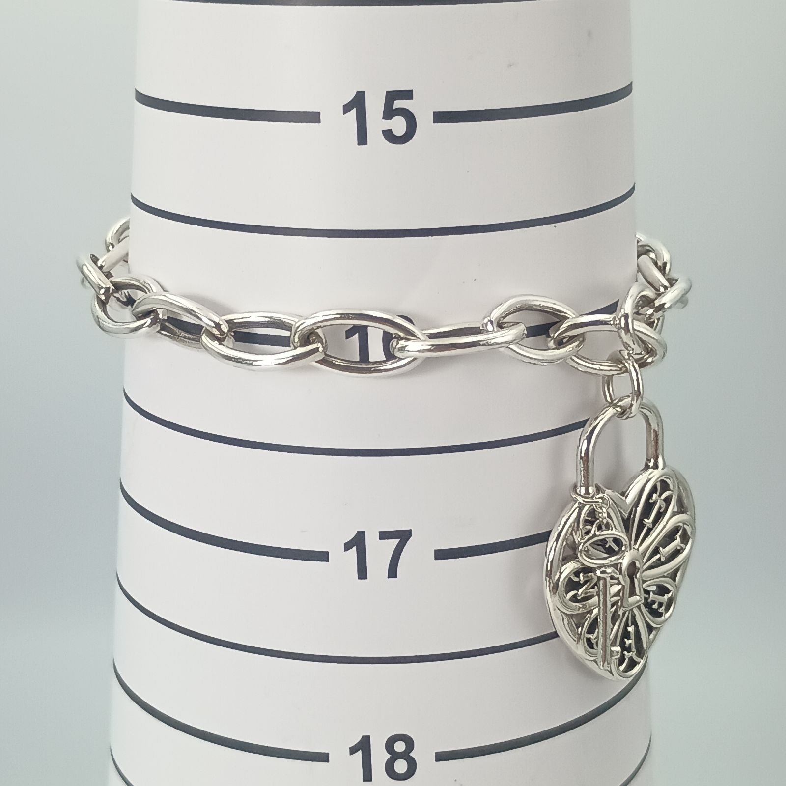 TIFFANY&Co. ティファニー フィリグリー ハート キー ブレスレット