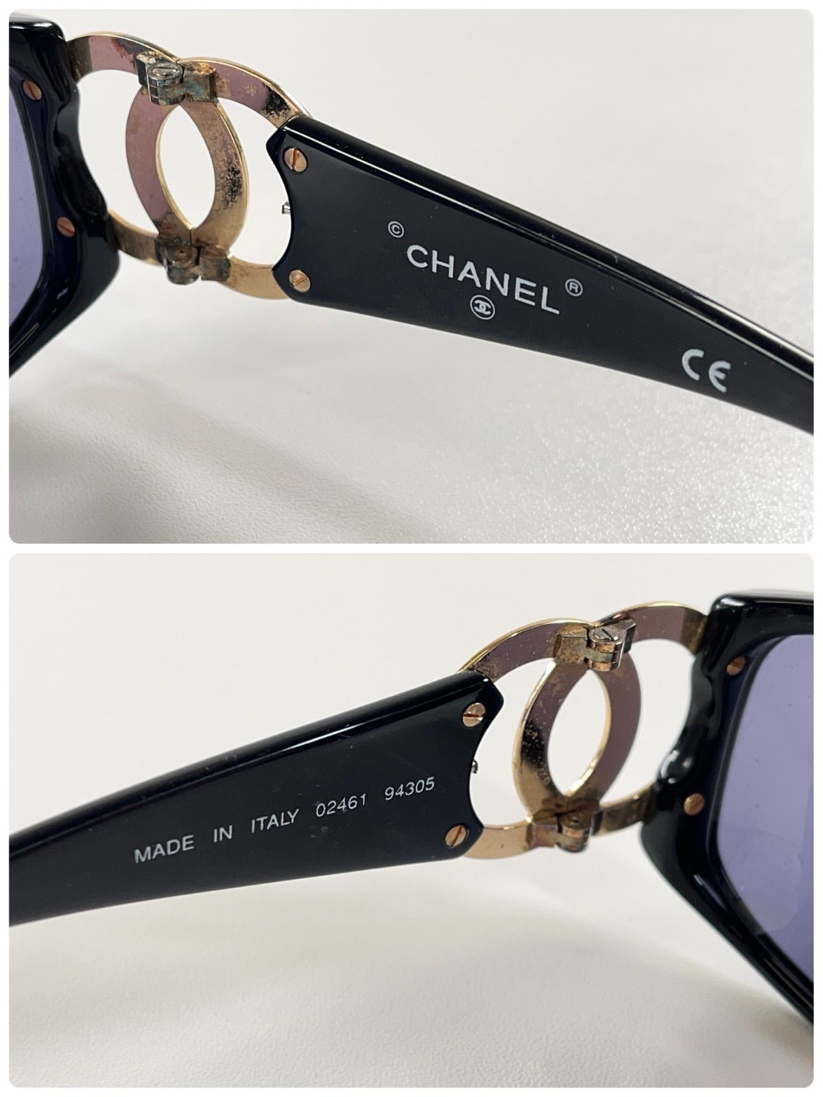 CHANEL シャネル/ココマークサングラス/02461 94305/Bランク/06【中古】 CHANEL - CHANEL シャネル ココマーク サングラス 02461 94305