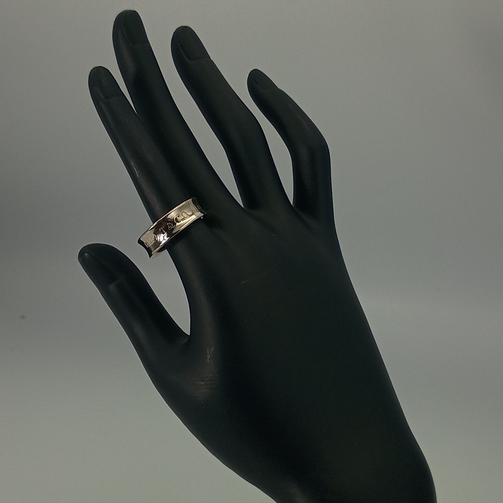 Tiffany & Co. 1837 ナローリング　シルバー　16号 TIFFANY&Co. ティファニー 16号 ナローリング メンズ レディース
