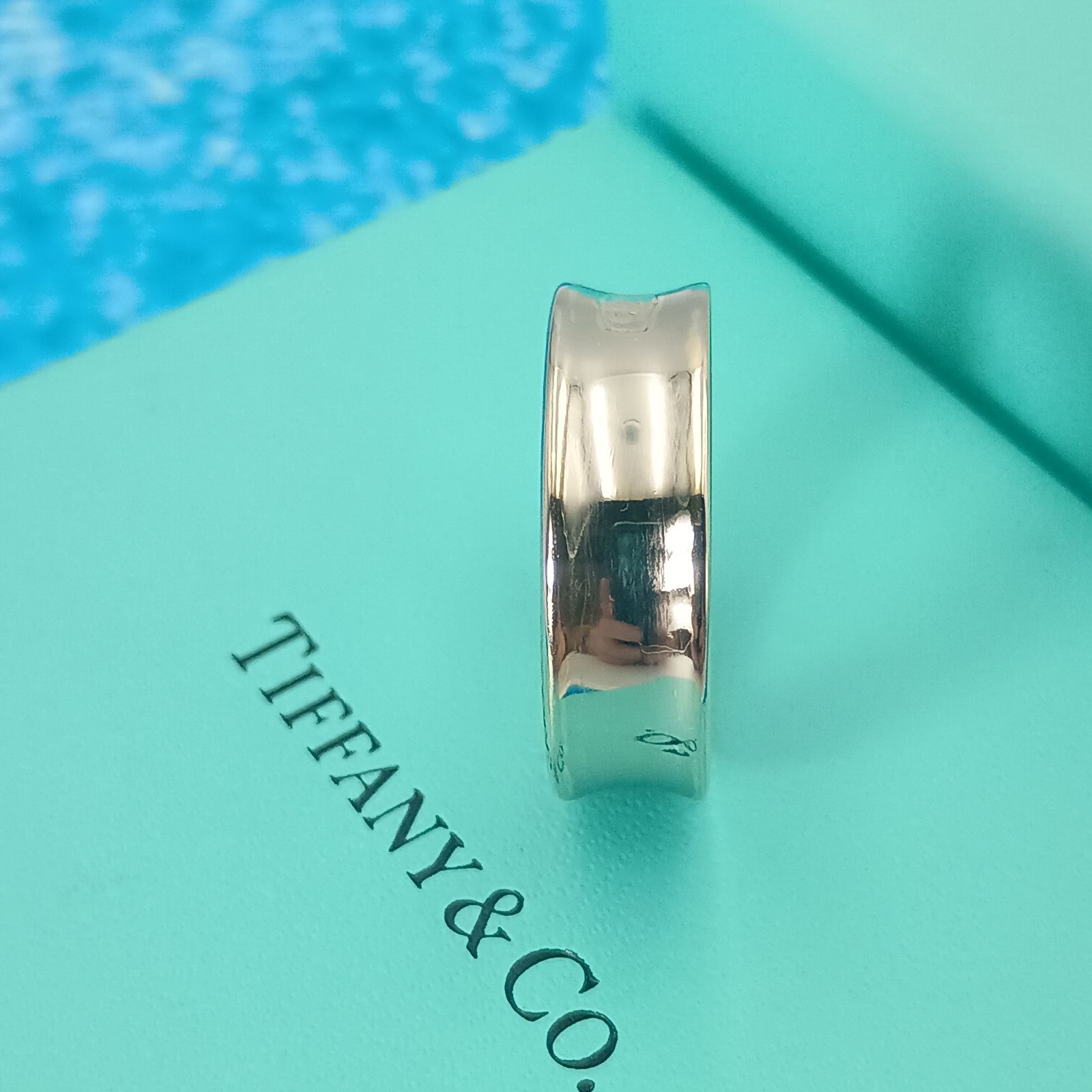 TIFFANY&Co. ティファニー 16号 ナローリング メンズ レディース