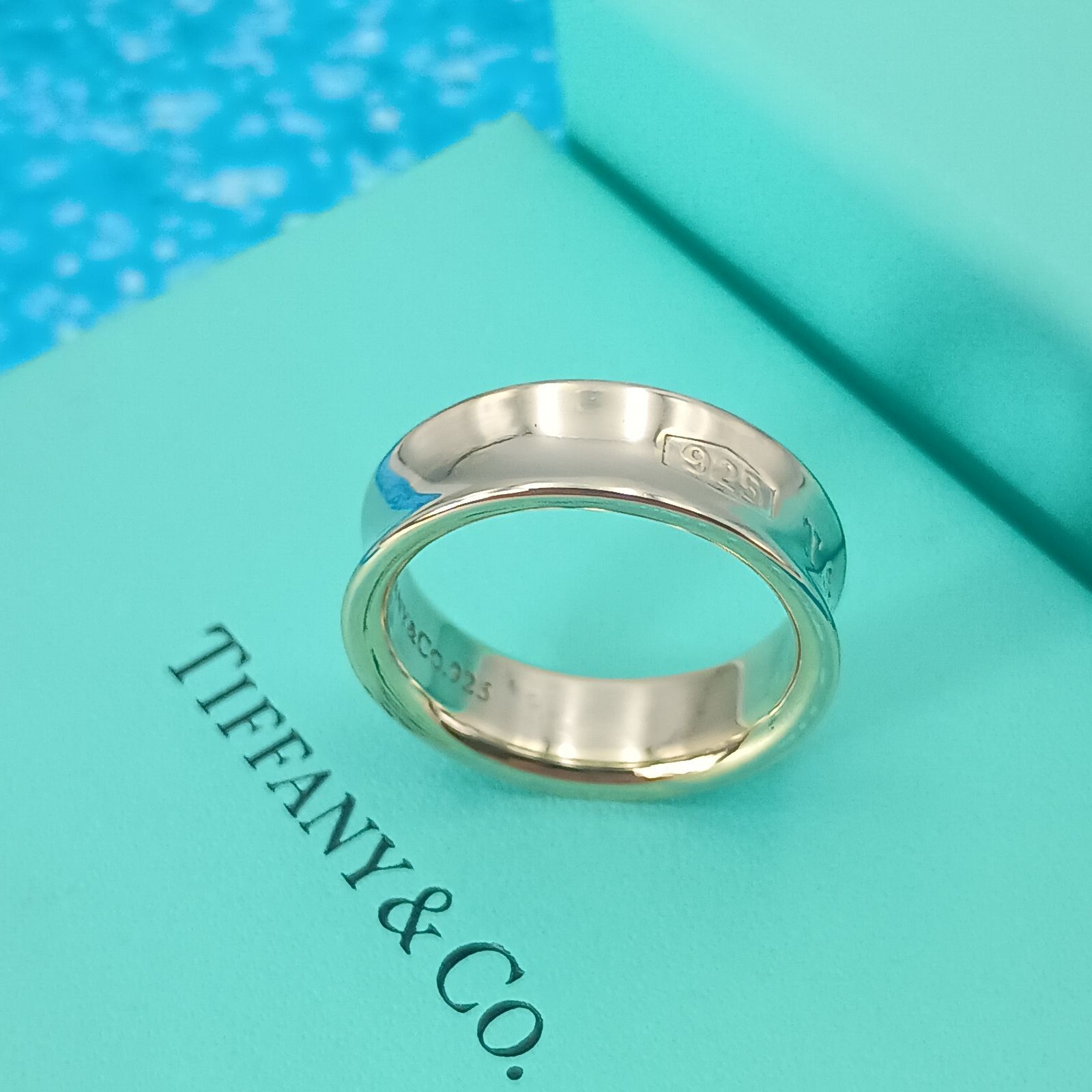 TIFFANY&Co. ティファニー 16号 ナローリング メンズ レディース 