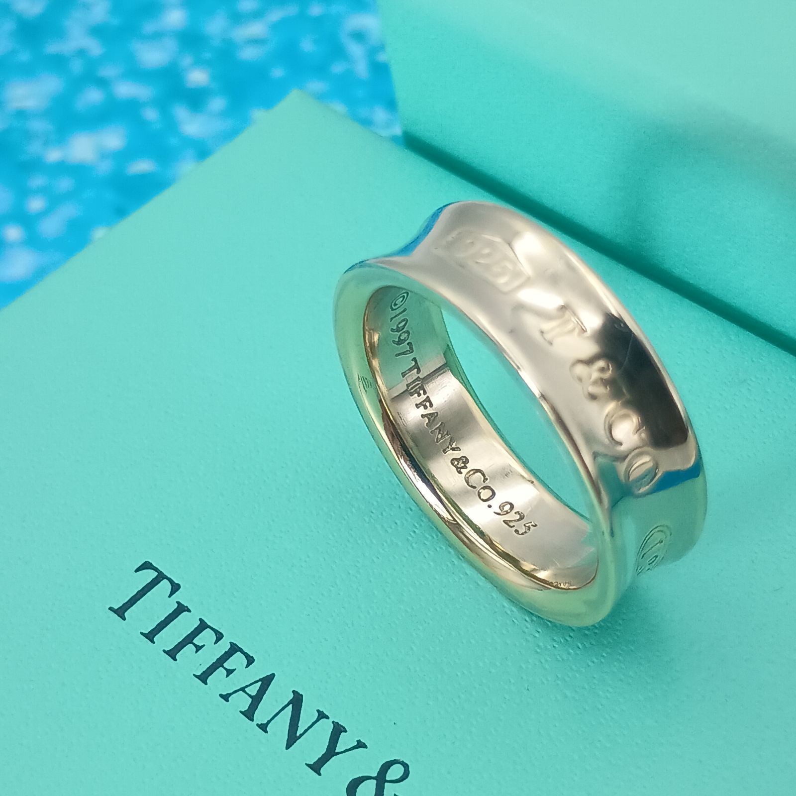 Tiffany & Co. 1837 ナローリング　シルバー　16号 TIFFANY&Co. ティファニー 16号 ナローリング メンズ レディース