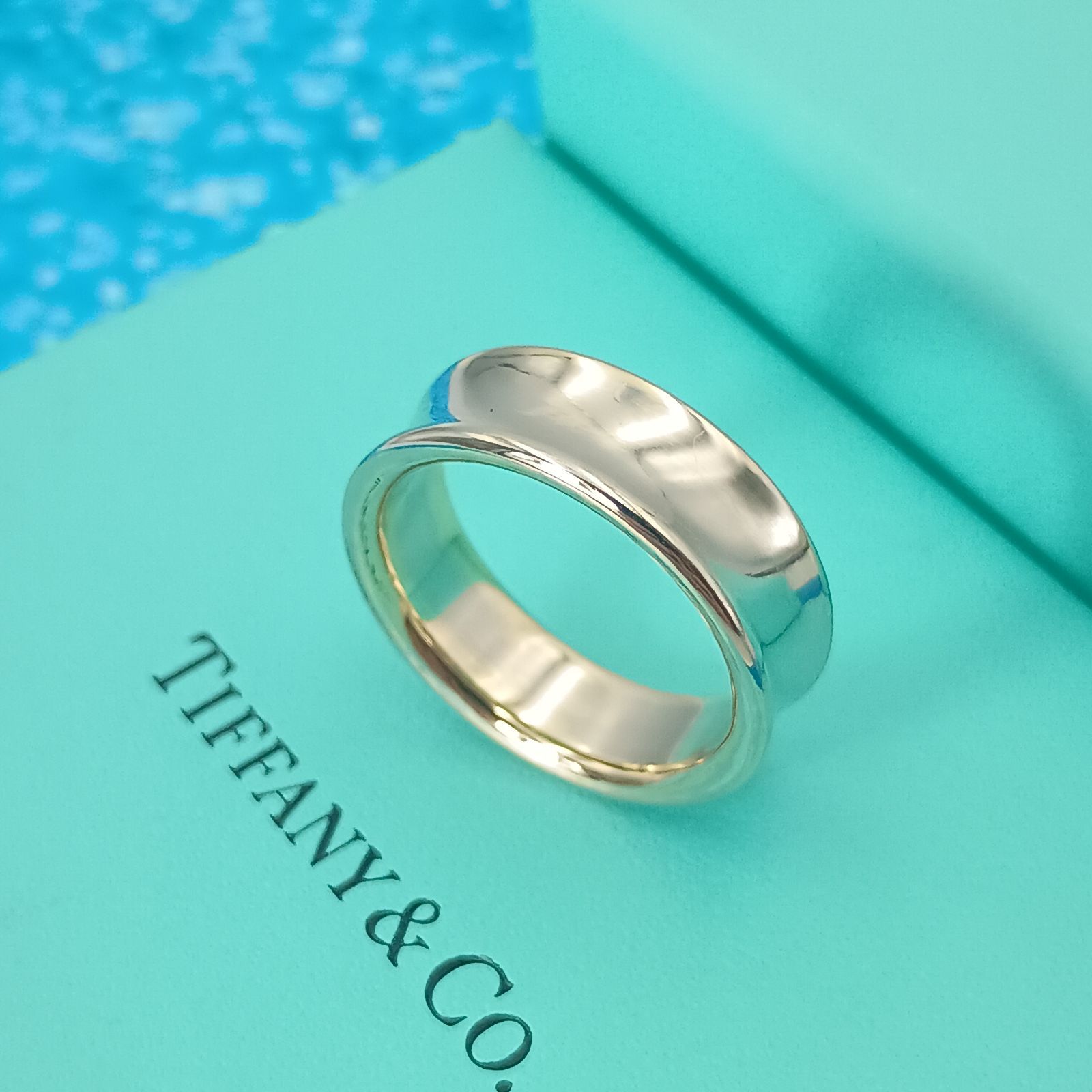 TIFFANY&Co. ティファニー 16号 ナローリング メンズ レディース 