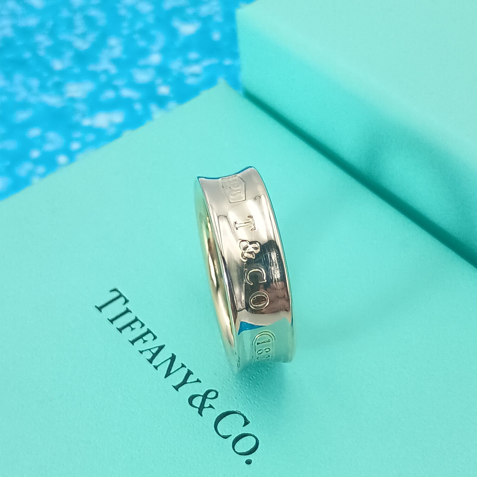 TIFFANY&Co. ティファニー 16号 ナローリング メンズ レディース