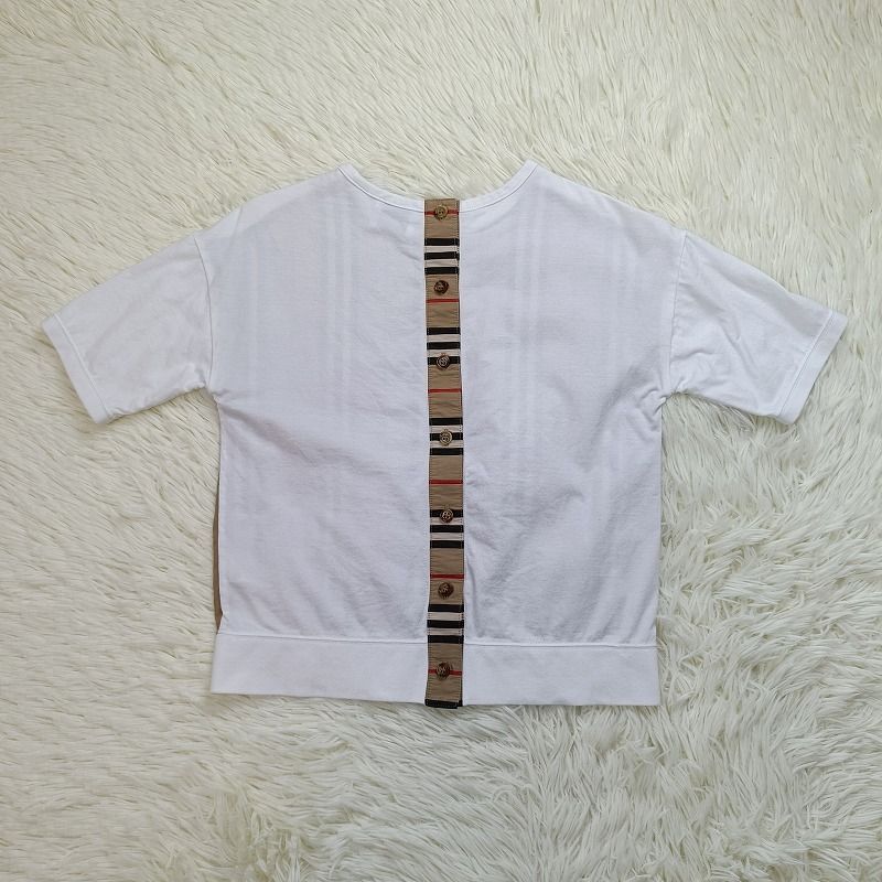 現行タグ BURBERRY バーバリー 半袖Tシャツ ストライプ キッズ 140cm