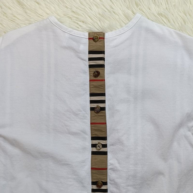 現行タグ BURBERRY バーバリー 半袖Tシャツ ストライプ キッズ 140cm