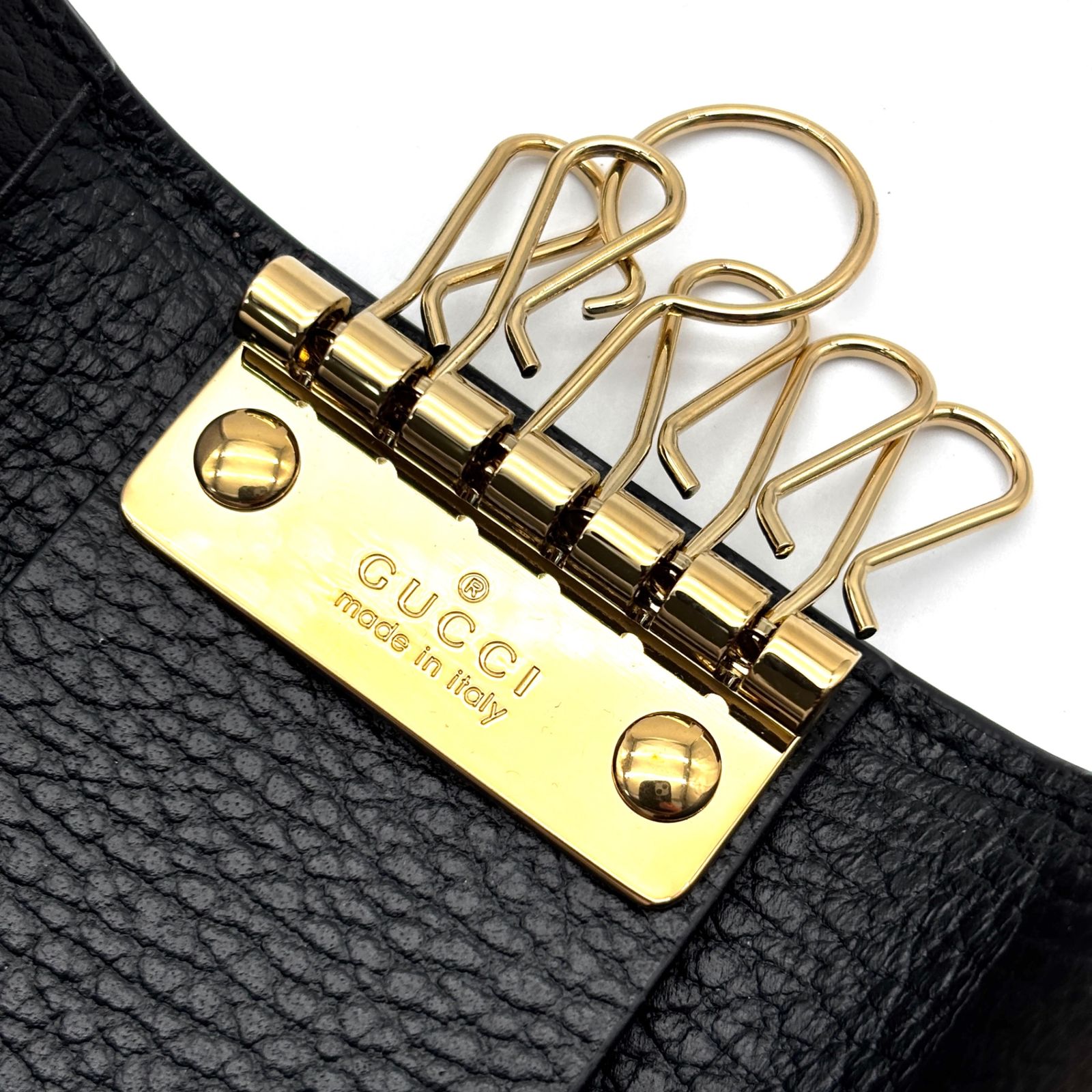 未使用保管品 GUCCI グッチ 6連 キーケース VIP GG スプリーム ロゴ
