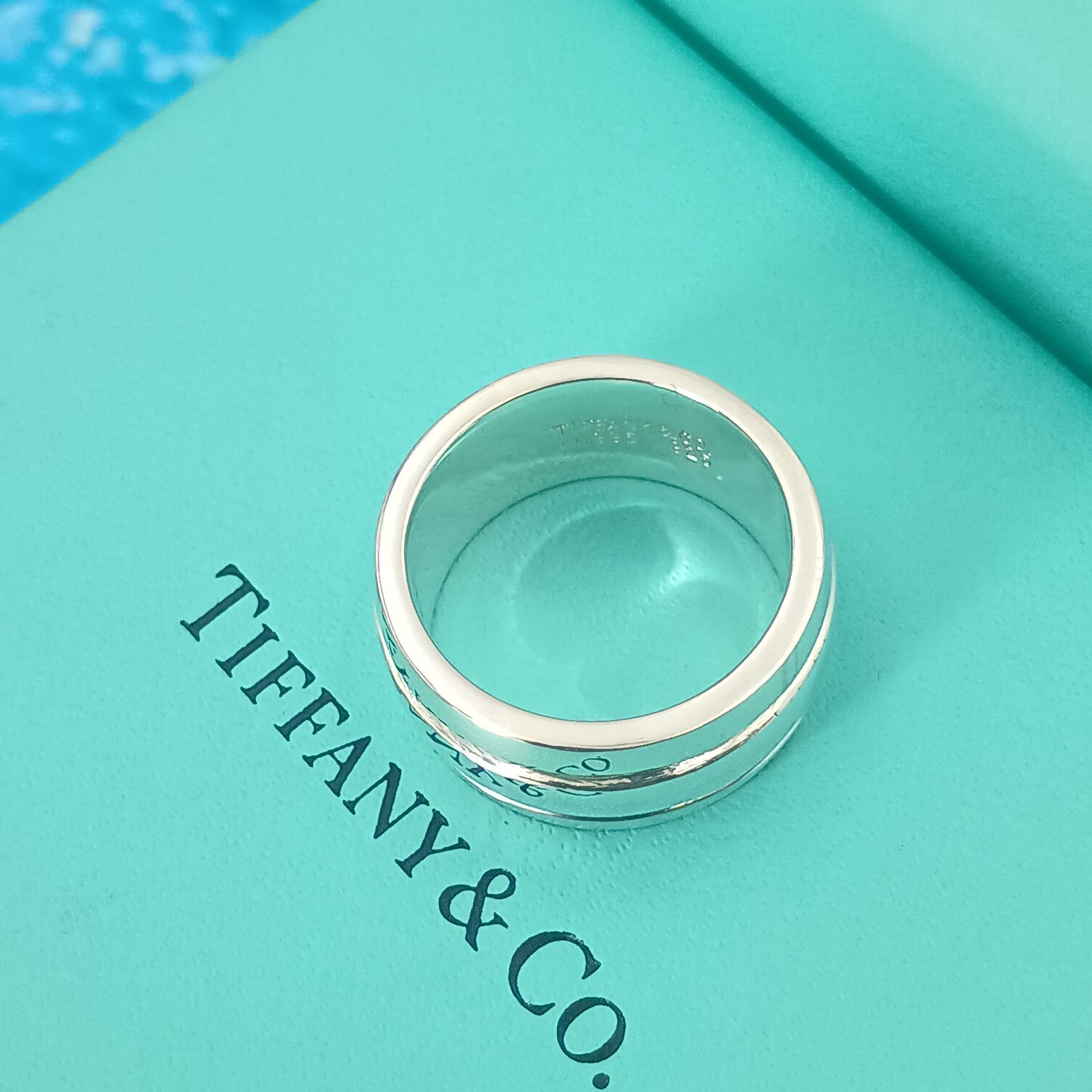 TIFFANY&Co. ティファニー 10号 グルーブドリング レディース 指輪 