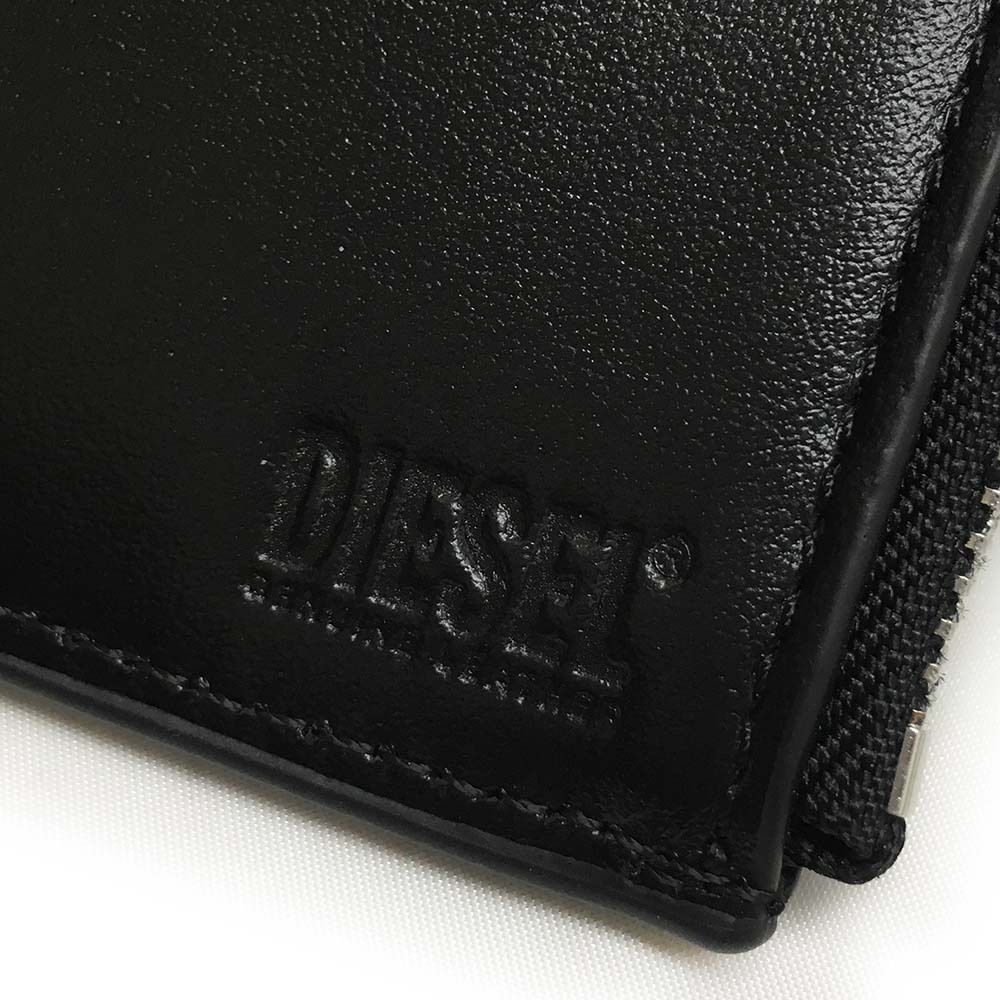 DIESEL 二つ折り財布 新品未使用　ロゴペーパー 新品 DIESEL ディーゼル 二つ折り財布 1dr bi-fold zip ii X09888