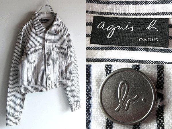 レディース 希少 00sビンテージ agnes b. アニエスベー コットン 