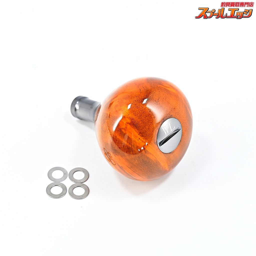 【ウォーターランド】 ウッドハンドルノブ サイズLL 45mm シマノ製