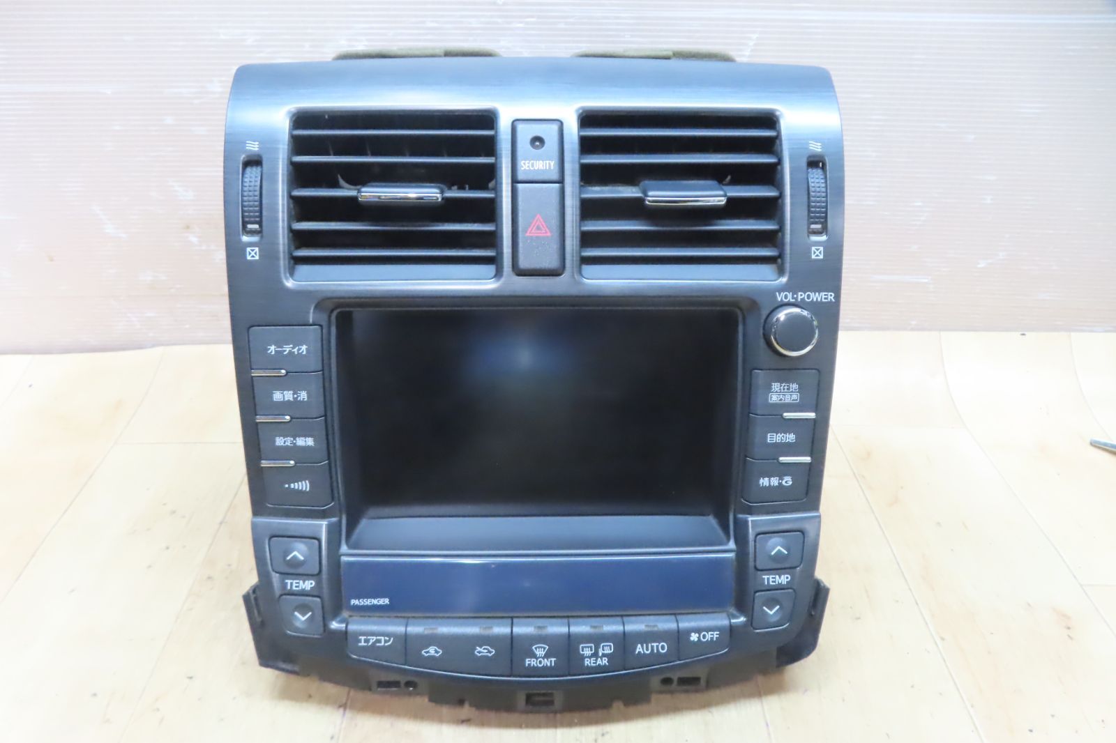 動作保証付F5582/トヨタ クラウン 86111-30730 HDDナビ マルチモニター
