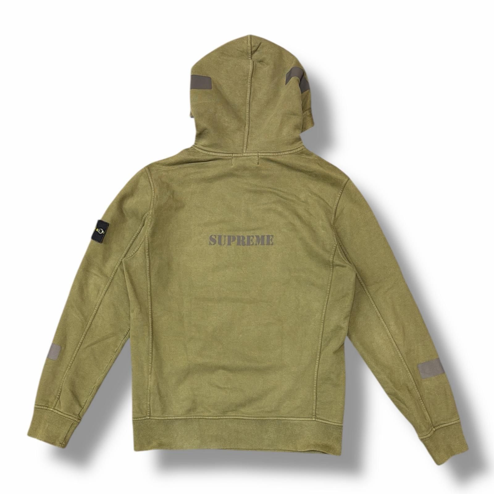 Supreme × STONE ISLAND 17AW Reflective Hooded Sweatshirt リフレク