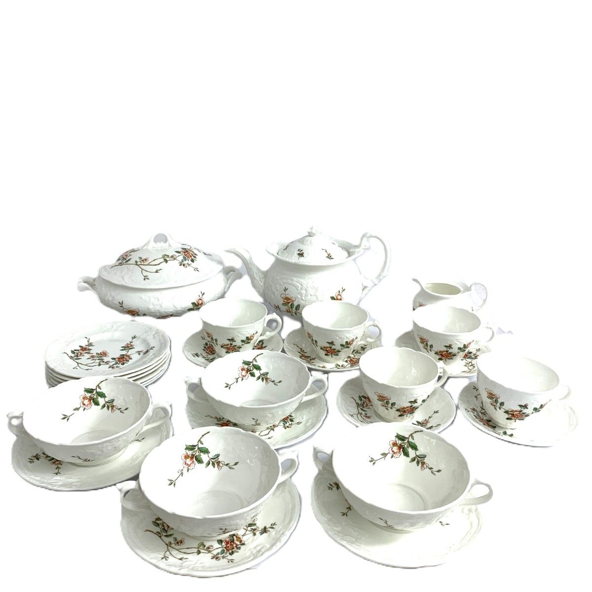 coalport コールポート 18点セット サマルカンド ホワイト