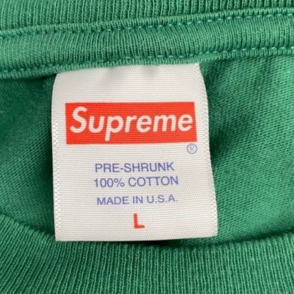 シュプリーム SUPREME Handstyle Tee Tシャツ グリーン Lサイズ 201MT 