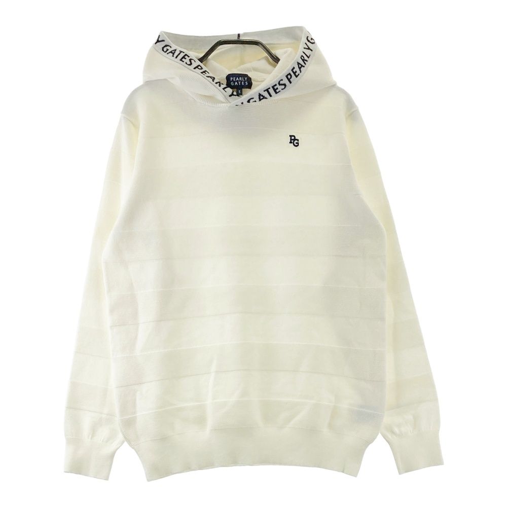 サイズ：5 PEARLY GATES パーリーゲイツ ツインニット パーカー