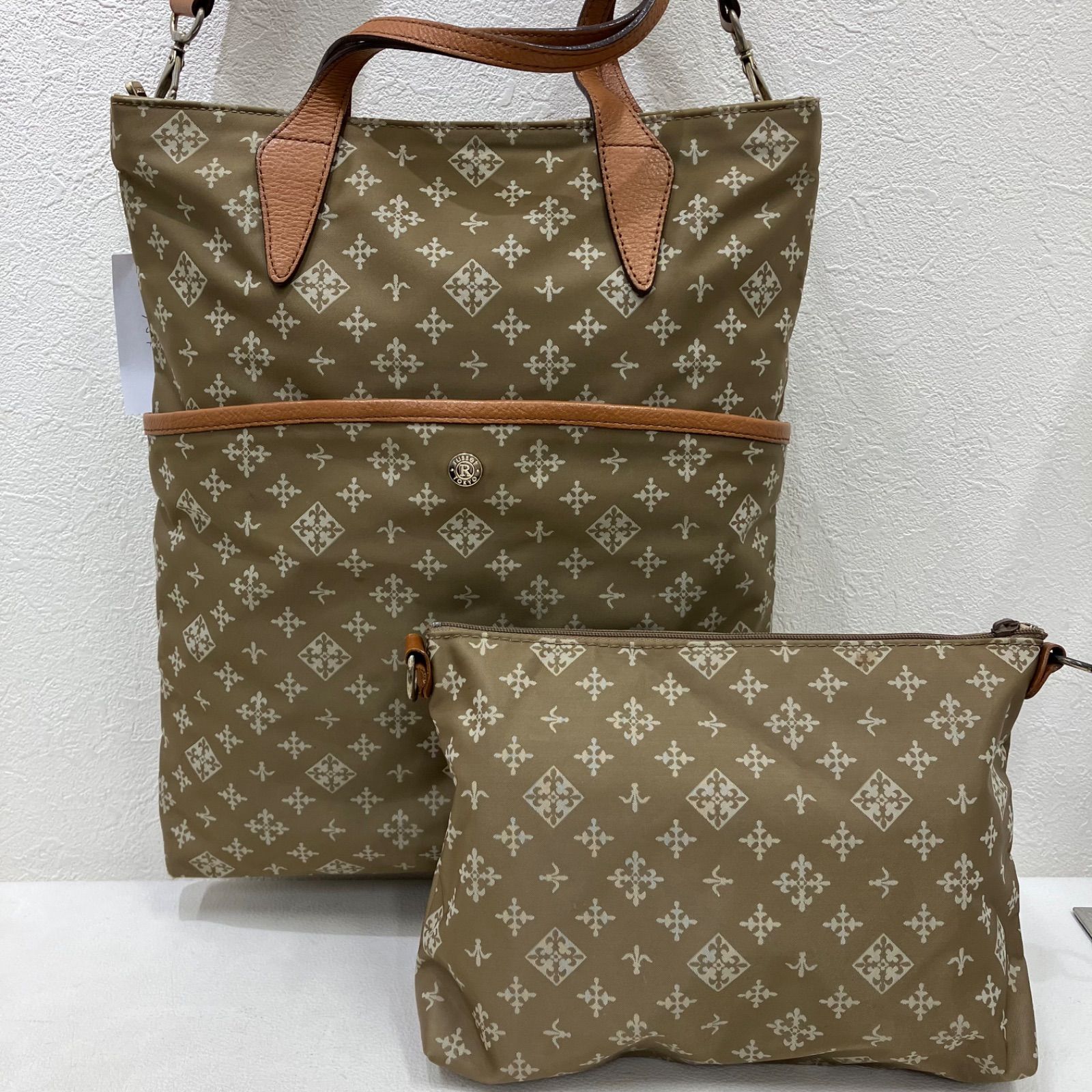 134 russet ラシット 3way ショルダーバッグ ハンドバッグ ベージュ 茶 