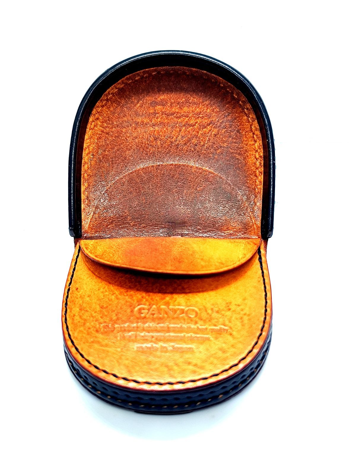 GANZO 牛革 馬蹄型小銭入れ中古品 - メルカリ