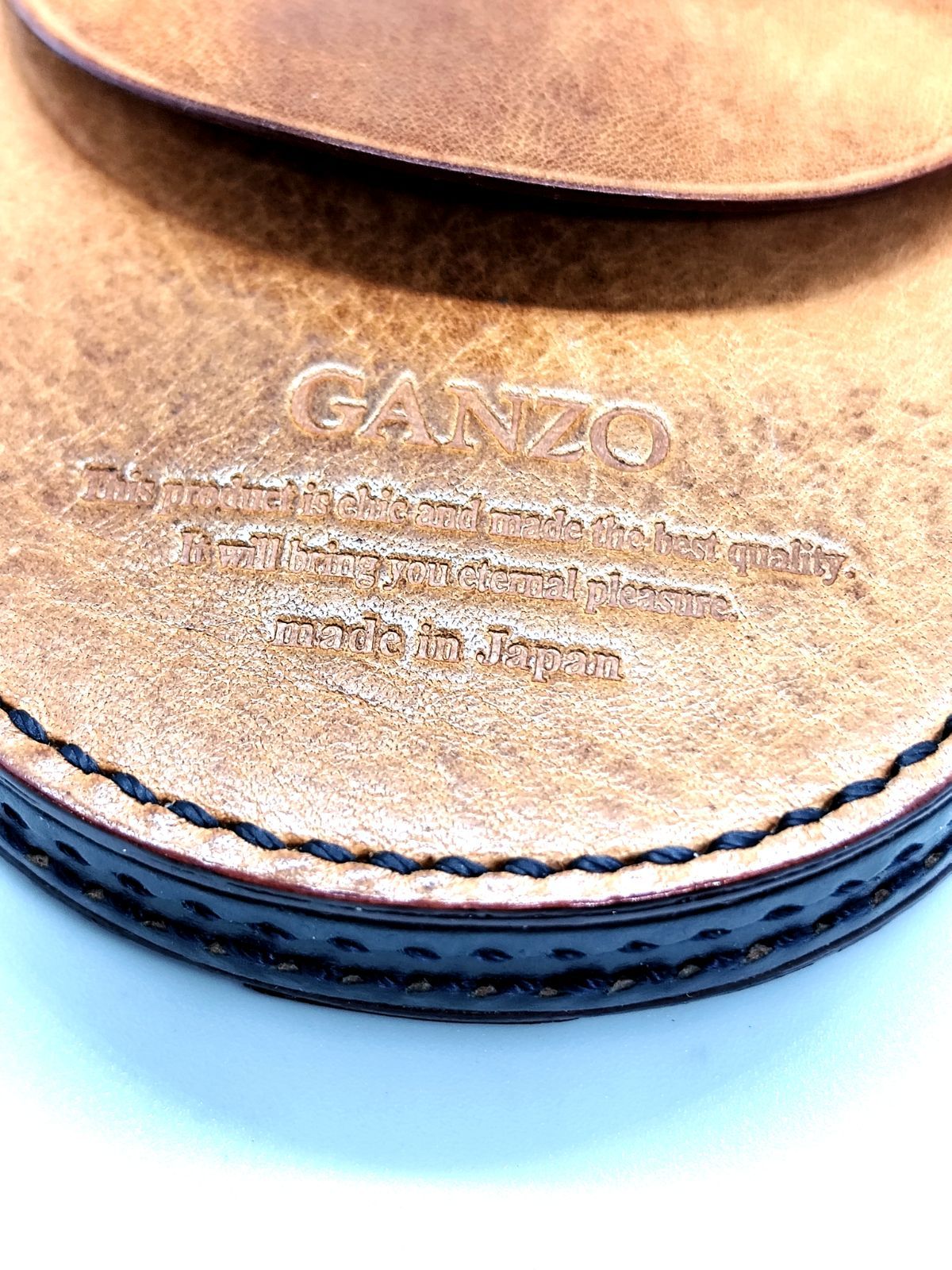 GANZO 牛革 馬蹄型小銭入れ中古品 - メルカリ