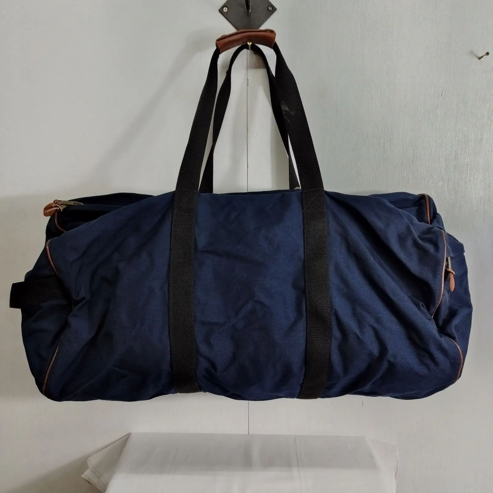 90s L.L.Bean エルエルビーン ダッフル ボストン バッグ レザー
