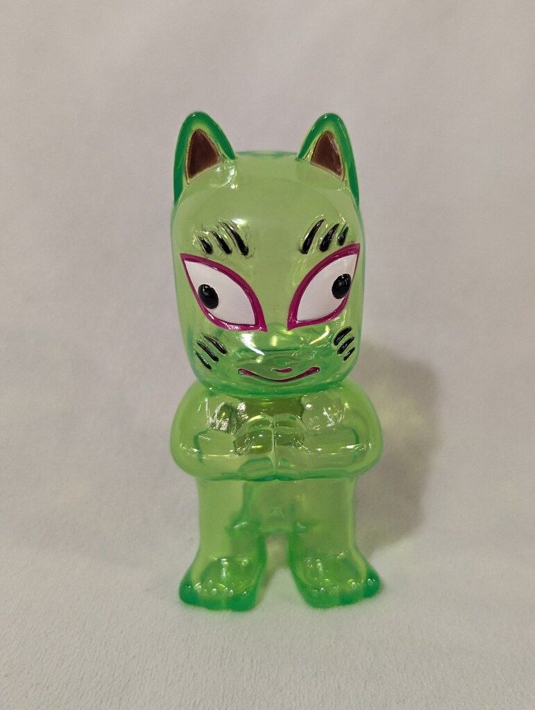 ゴッコ堂 REALHEAD 稲荷キッド クリアグリーン成型 - メルカリ