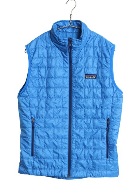 パタゴニア ナノ パフ ベスト メンズ XS / 古着 21年製 中綿 ナイロン キルティング フルジップ 重ね着 前開き パッカブル シンプル ブルー お得なクーポン配布中!】 パタゴニア ナノ パフ ベスト メンズ XS