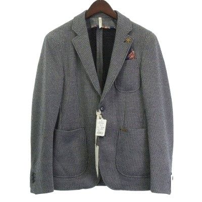 ジャッケ GIACCHE タグ付き テーラードジャケット ブレザー 千鳥 ジャッケ GIACCHE タグ付き テーラードジャケット ブレザー 千鳥