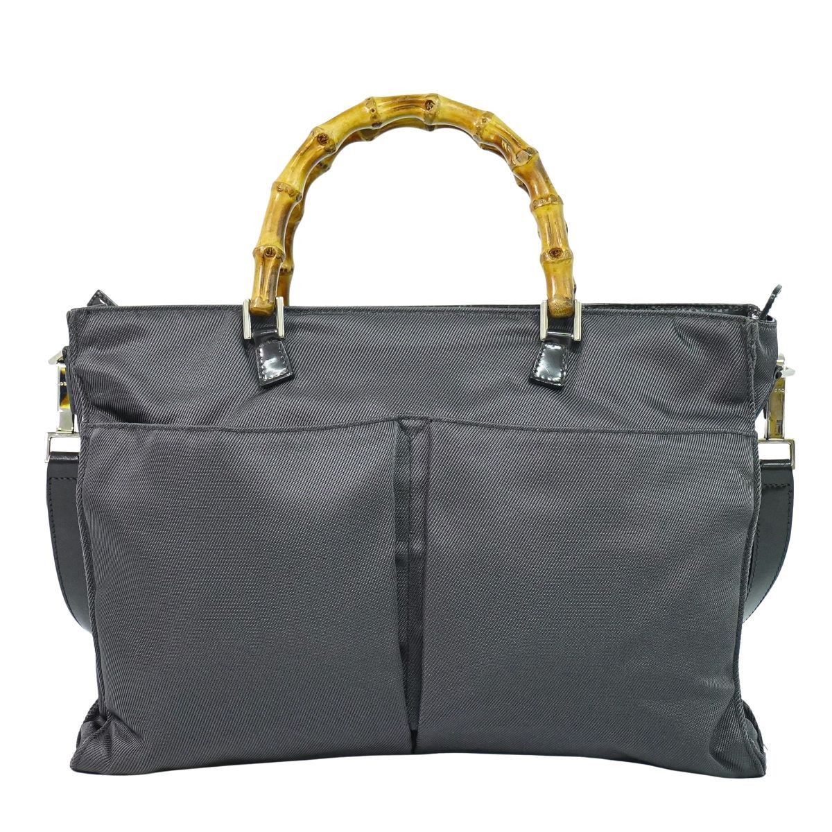本物 グッチ GUCCI バンブー 2WAY ショルダーバッグ ハンドバッグ 