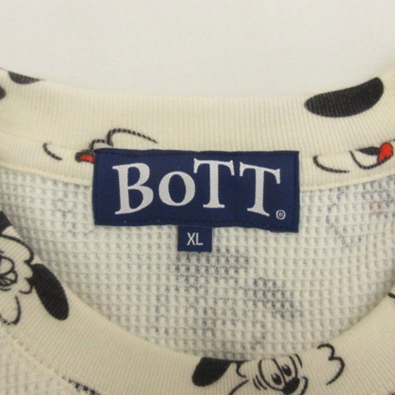 ボット BOTT × ヴェルディ VERDY Vick サーマル Tシャツ 長袖 総柄