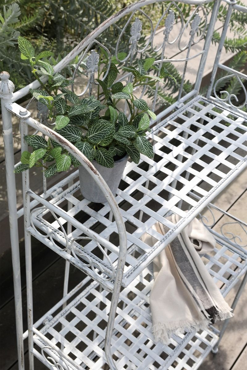 ヴァイス・スリーティアシェルフ 折りたたみ式 折り畳み アンティーク