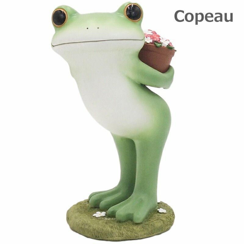 ガーデン コポー Copeau ミニチュア 卓上 ガーデン雑貨。カエル 