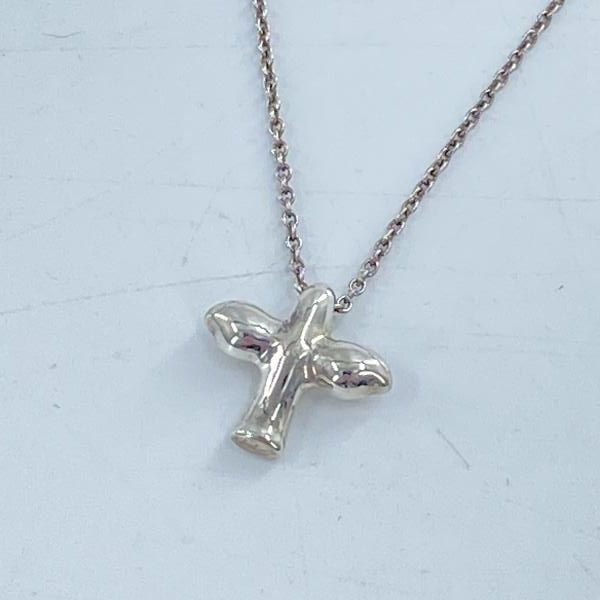 中古】Tiffany バードクロスネックレス シルバー ティファニー 925[10