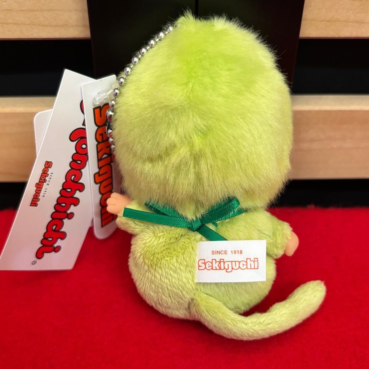 抹茶モンチッチ 顔でかSSサイズ キーチェーン 男の子 かわいいkawaii