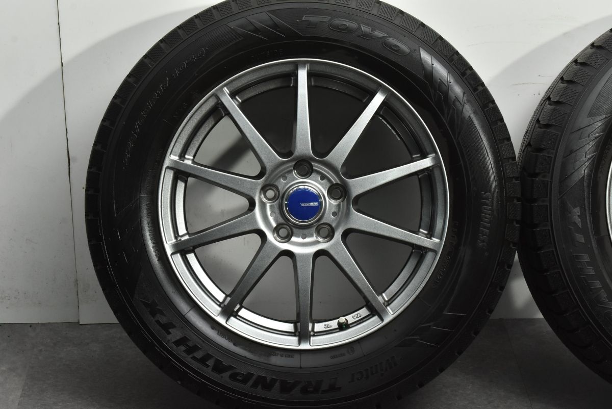 美品】WINNERS 17in 7J +38 PCD114.3 トーヨー ウィンタートランパスTX