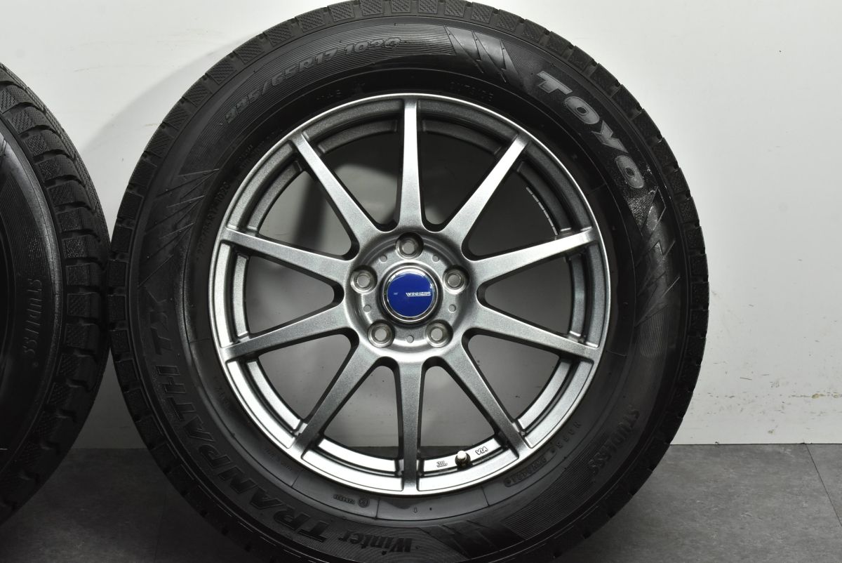 美品】WINNERS 17in 7J +38 PCD114.3 トーヨー ウィンタートランパスTX