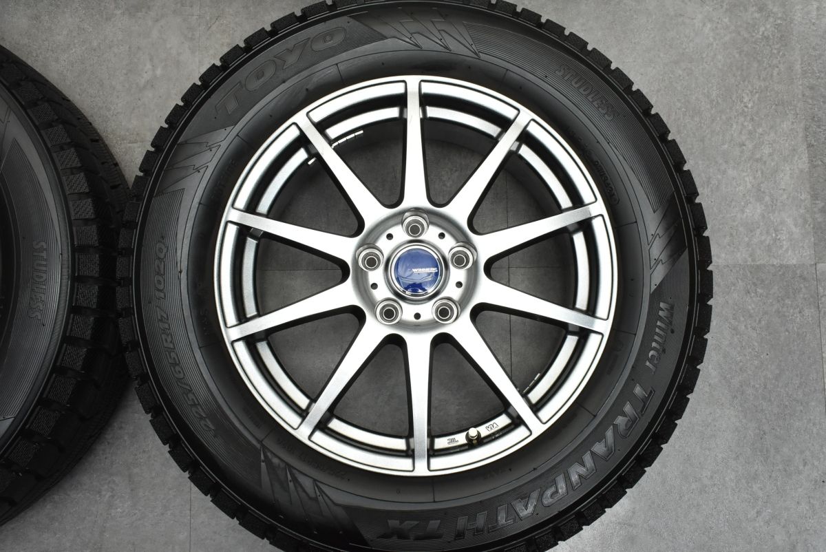 美品】WINNERS 17in 7J +38 PCD114.3 トーヨー ウィンタートランパスTX