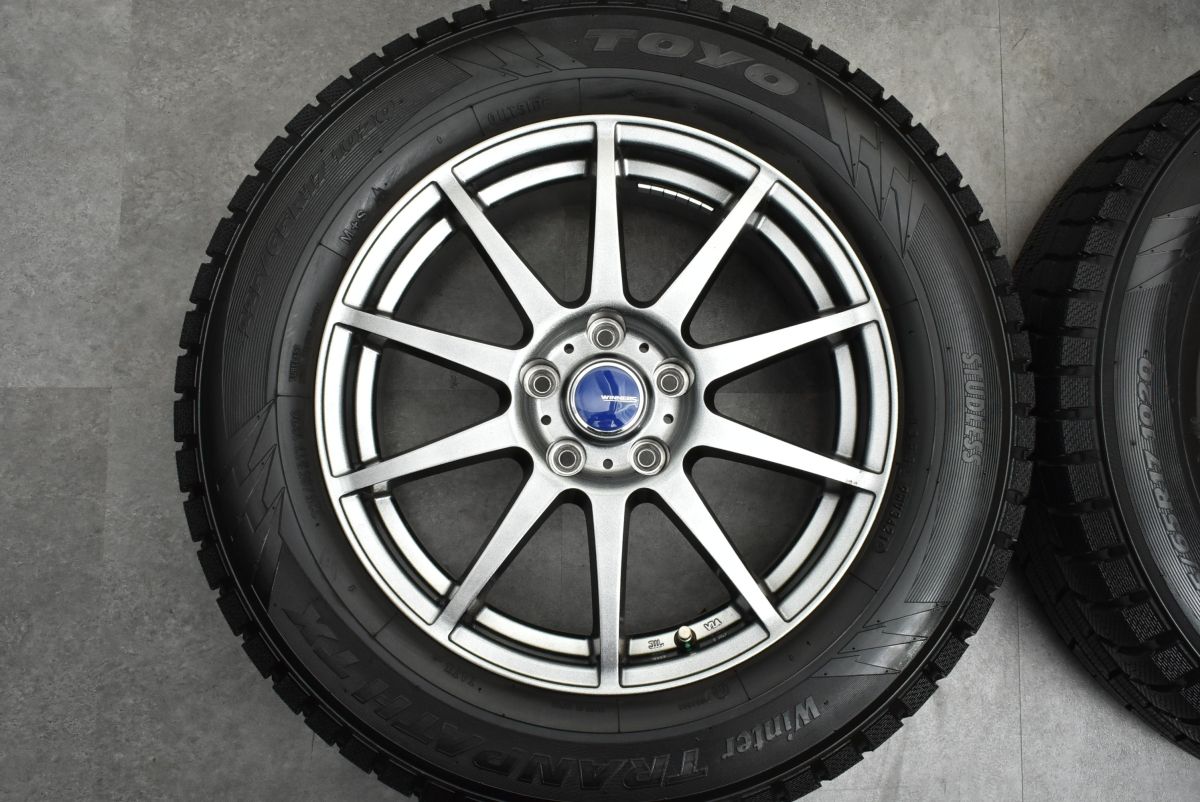 美品】WINNERS 17in 7J +38 PCD114.3 トーヨー ウィンタートランパスTX