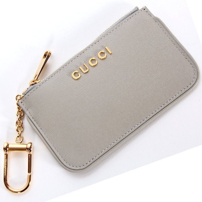 お値下げ!】 GUCCI グッチ スクリプト ジップ キーリング キーケース
