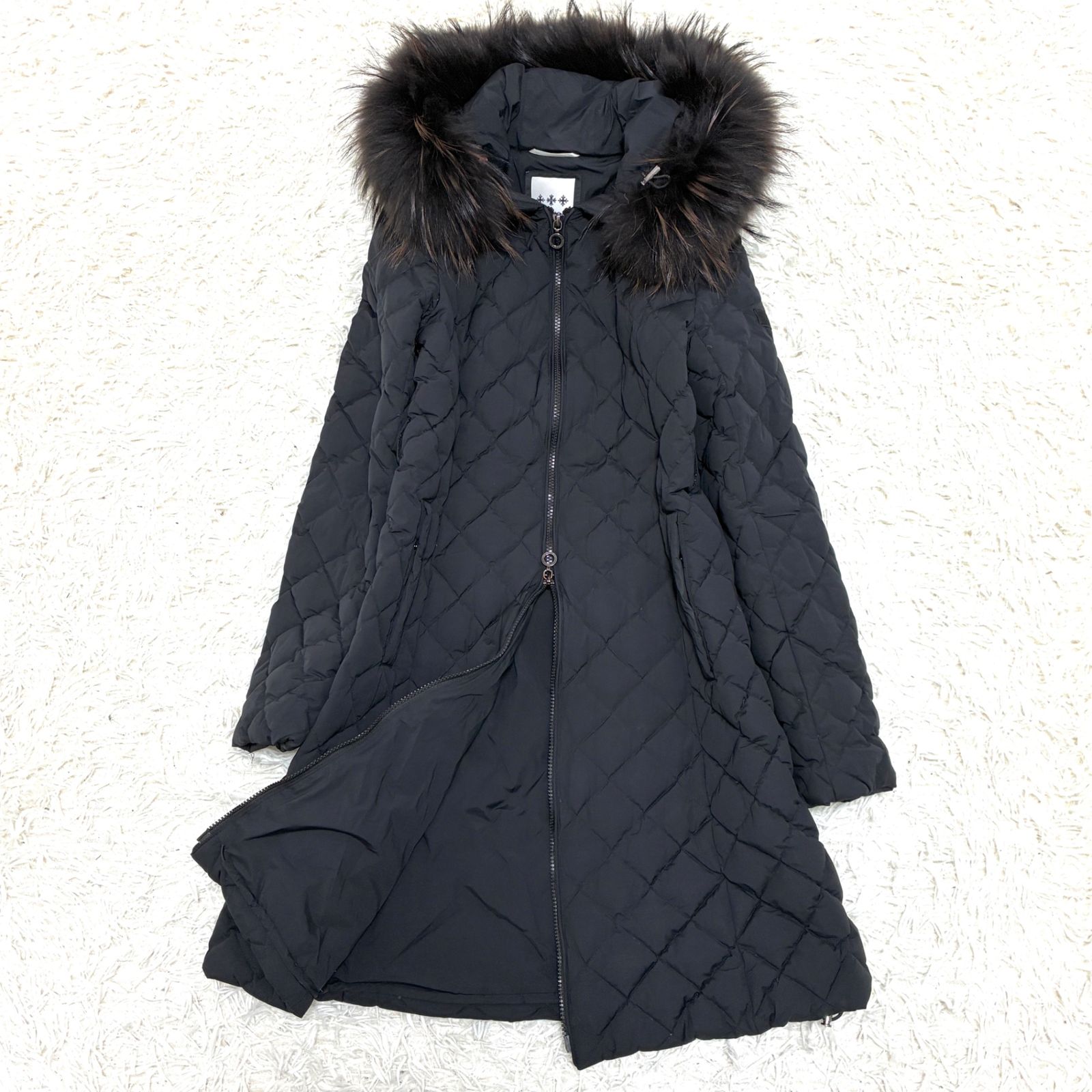 美品 TATRAS タトラス ロング ダウンコート キルティング