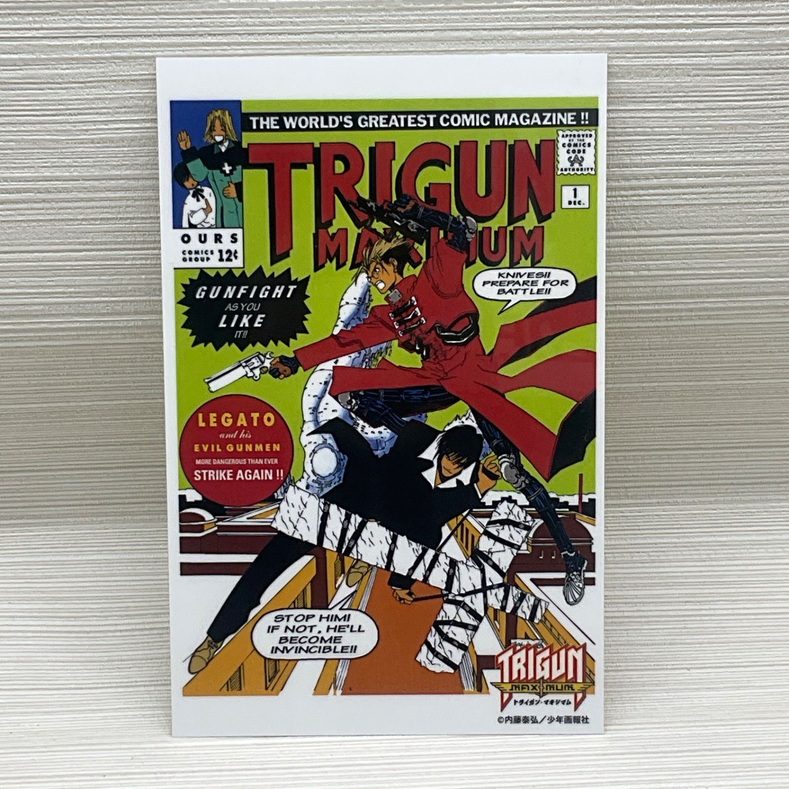現状品 トライガン・マキシマム トレーディング両面PETカードvol.2