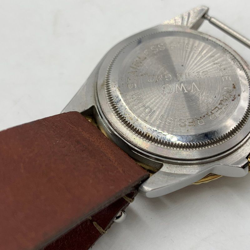  品 VAGUE WATCH CO. ヴァーグ ウォッチ カンパニー VWC BRWN GMT ブラウン グリニッジ 腕時計 ダイバーウォッチタイプ クォーツ 時計 197-260226-ko-16-tei 高検索ワード 自動巻き時計 腕時計(アナログ)
