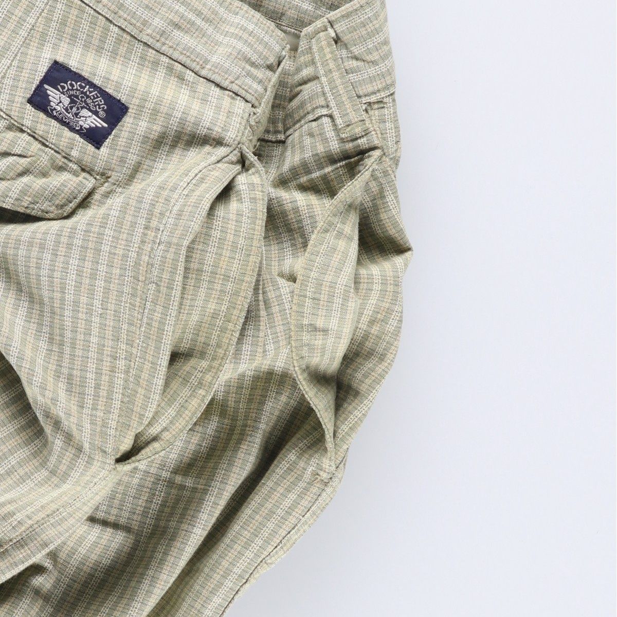 古着 ドッカーズ DOCKERS class A チェック柄 ツータック コットン