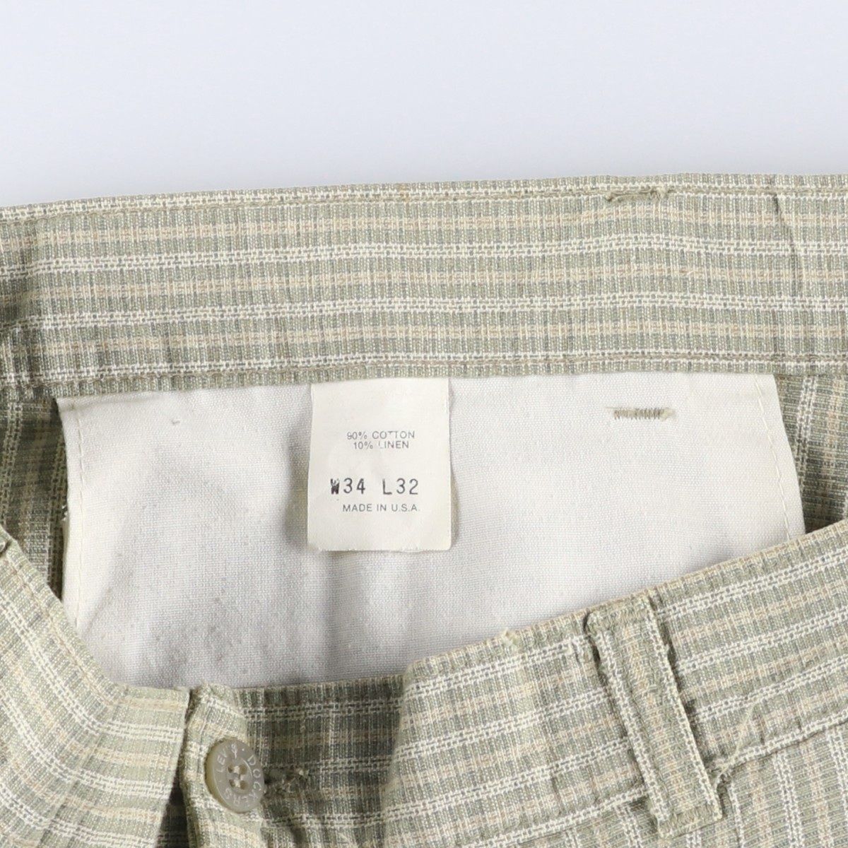 古着 ドッカーズ DOCKERS class A チェック柄 ツータック コットン