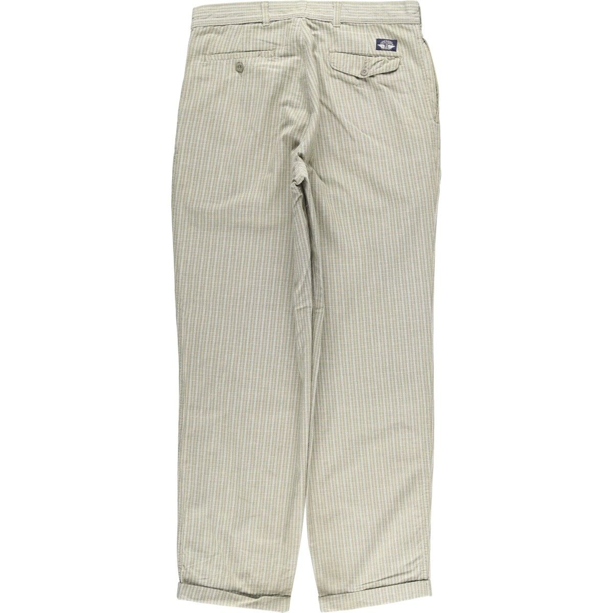 古着 ドッカーズ DOCKERS class A チェック柄 ツータック コットン